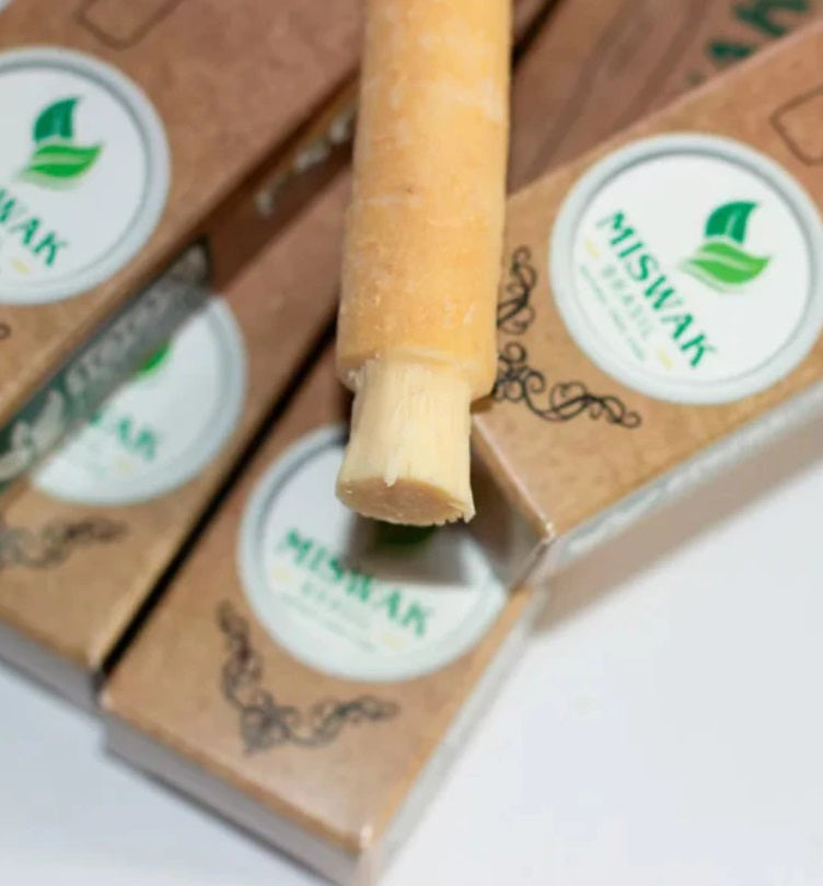 Escova de dentes Limpador De Dentes De Madeira Siwak Miswak AL Khair Sunnah Do Profeta Por Kokka
